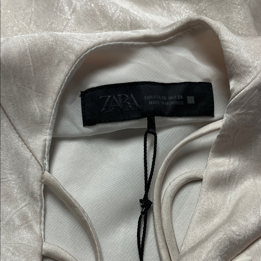 Zara Elegant White Maxi Dress - Picture 9 of 10